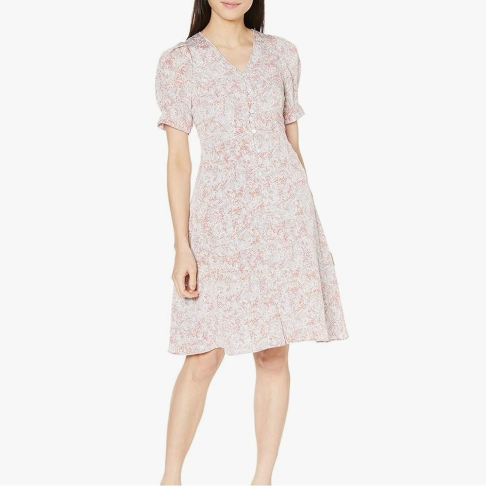 Snidel SWFO211159 Women's Variation Print Tunic Dress Pink Free Size NWT